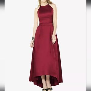 Deep Red Bridesmaid Dress